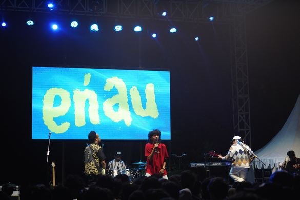 Enau di panggung Ecofest 2024